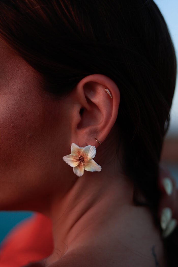 Pendientes Flor de Hibisco