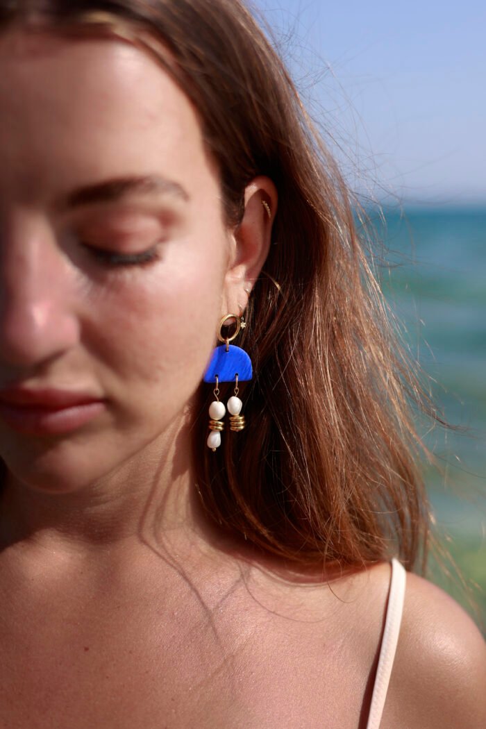 Pendientes Marina Azul - Imagen 2