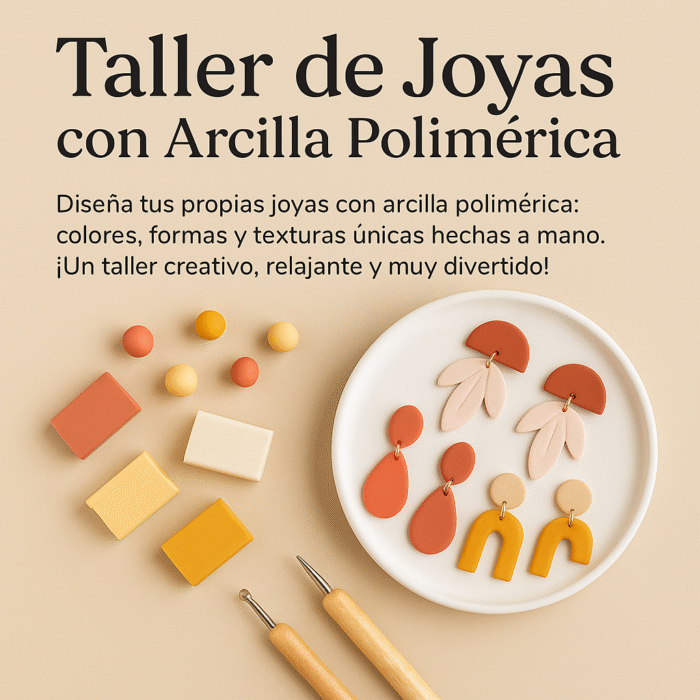 Taller de joyas de arcilla polimérica